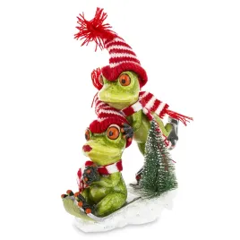 swiateczna-figurka-zaby-na-nartach-21cm