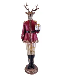 figurka-pan-jelen-w-czerwonym-mundurze-z-prezentem-105x10x41