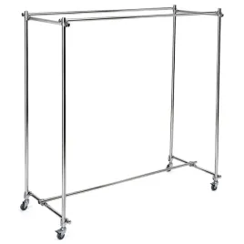 gondola-na-kolkach-120cm-stojak-do-sklepu-butiku-odziez-chrom-c1