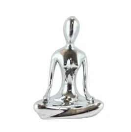 figurka-ceramiczna-kobieta-yoga-srebrna-prezent-8x55x11