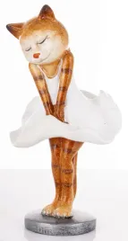 figurka-kot-dama-w-bieli-17x85x75