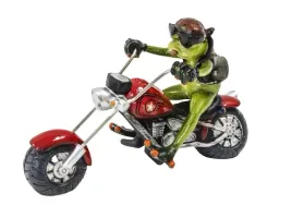 figurka-zaba-na-motocyklu-harleyu-14x21x10