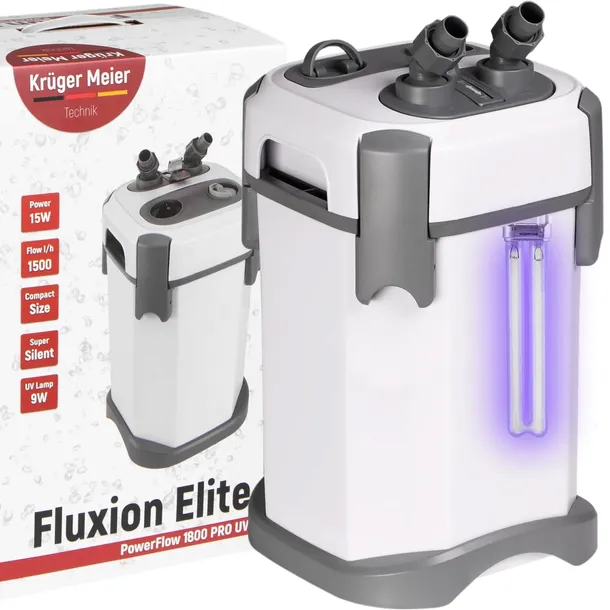 FILTR ZEWNĘTRZNY Z LAMPĄ UV - KRUGER MEIER FLUXION ELITE 1800 UVC PRO