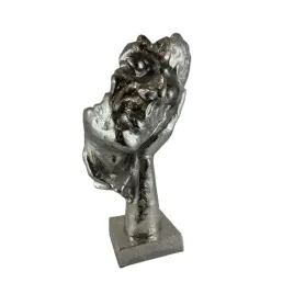 figurka-maska-srebrna-na-podstawie-30x14x11