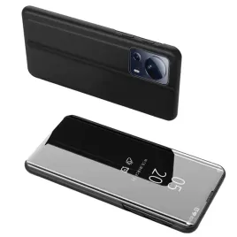 clear-view-case-etui-do-xiaomi-13-lite-pokrowiec-z-klapka-czarne