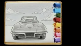 ciastko-lukier-malowanka-pedzelek-maluj-i-zjedz-auto-retro-edukacja