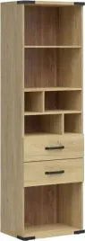 regal-mlodziezowy-abcmeble-lara-wysoki-z-2-szufladami-5-polek-60-cm