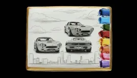 ciastko-lukier-malowanka-pedzelek-maluj-i-zjedz-ford-capri-w-miejskiej-scen