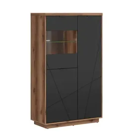 witryna-stojaca-black-red-white-forn-94-cm-czarny-mat-dab-delano