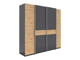 szafa-uchylna-black-red-white-lutz-215-cm-grafit-dab-artisan-wielodrzwiowa