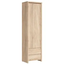 regal-black-red-white-kaspian-dab-sonoma-56-cm-wysoki-200-cm-2-szuflady