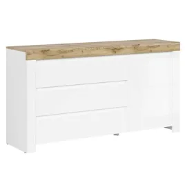 komoda-black-red-white-holten-156-cm-bialy-dab-3-szuflady-polysk