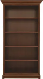 regal-na-ksiazki-black-red-white-kent-klasyczny-kasztan-110x43-cm