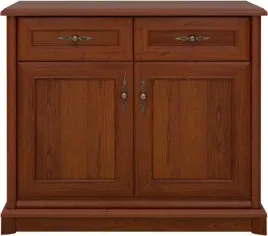 kredens-komoda-black-red-white-kent-2d2s-klasyczny-kasztan-101x45x91-cm