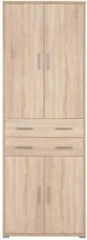 szafa-biurowa-black-red-white-brw-office-79-cm-dab-sonoma-wysoka-4-polki