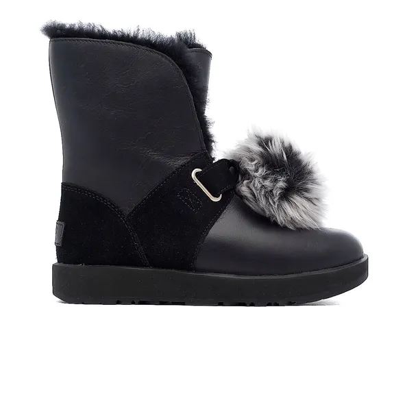 sniegowce-ugg-w-isley-waterproof-black-36-damskie-stan-nowy
