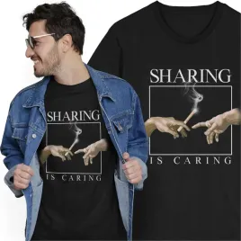 koszulka-dla-palacza-sharing-is-caring-stworzenie-adama-papieros