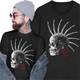 koszulka-muzyczna-punk-s-not-dead-rock-anarchy-szkielet-czaszka