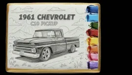 ciastko-lukier-malowanka-pedzelek-maluj-i-zjedz-1961-chevrolet-c10-pickup-e