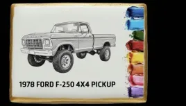 ciastko-lukier-malowanka-pedzelek-maluj-i-zjedz-1978-ford-f250-4x4-pickup-e