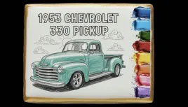 ciastko-lukier-malowanka-pedzelek-maluj-i-zjedz-1953-chevrolet-330-pickup-e
