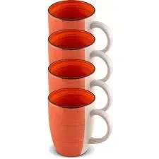 zestaw-kubkow-ceramicznych-lamart-lt9075-260ml-4-kubki-pomaranczowo-biale