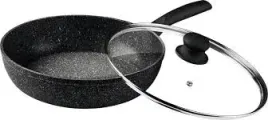 patelnia-28cm-z-pokrywka-lamart-rock-czarna-lt1142