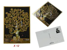 kpl-12-pocztowek-g-klimt-drzewo-zycia-carmani