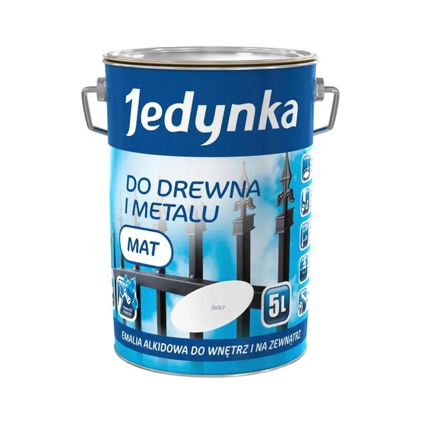 jedynka-drim-bialy-5l-matowy-stan-nowy