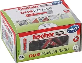 fischer-duopower-6x30-mocowanie-uniwersalne-100szt
