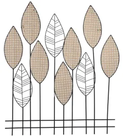dekoracja-scienna-liscie-metalowa-duza