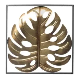dekoracja-scienna-monstera-zlota