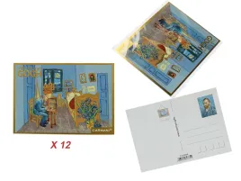 kpl-12-pocztowek-v-van-gogh-pokoj-w-arles-carmani