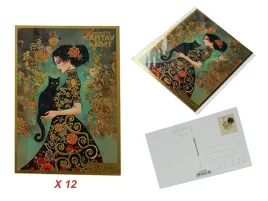 kpl-12-pocztowek-inspirowana-malarstwem-g-klimt-carmani