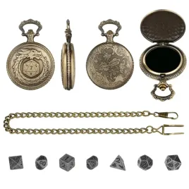 zegarek-pudelko-smoczy-uroboros-srebrny-malutki-zestaw-7-metalowych-kosci