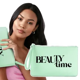elegancka-kosmetyczka-damska-beauty-time-mietowa-na-zamek-soft-mint