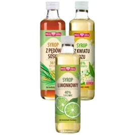 polska-roza-zestaw-3-syropy-limonkowy-z-kwiatu-bzu-z-pedow-sosny-250ml