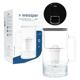 dzbanek-filtrujacy-wessper-d2-futureflow-aquaclassic-3l-czarny-1x-filtr