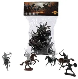 rycerze-figurki-sredniowieczna-armia-zolnierzykow-lucznicy-zestaw-28el