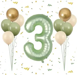 balony-cyfra-numer-3-na-urodziny-rocznice-zielony-101cm-zestaw-11-sztuk