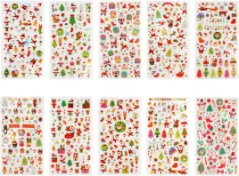 naklejki-swiateczne-3d-na-boze-narodzenie-snieg-zima-10-szt-arkuszy-zestaw