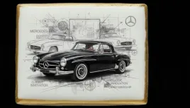 ciastko-lukier-auto-fan-pasja-mercedesbenz-klasyk