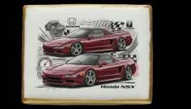 ciastko-lukier-auto-fan-pasja-honda-nsx