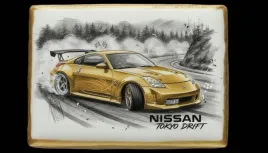 ciastko-lukier-auto-fan-pasja-nissan-tokyo-drift
