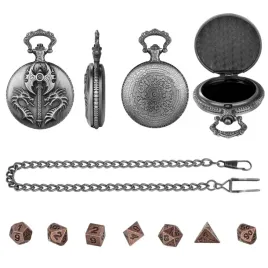 zegarek-pudelko-smoczy-wojownik-miedziany-malutki-zestaw-7-metalowych-kos
