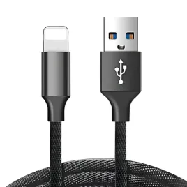 vayox-kabel-usb-do-lightning-szary-bawelniana-oslona-zlote-styk-15m-va0005