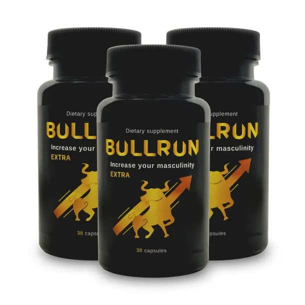 3x BULLRUN 30 kapsułek sprawność seksualna