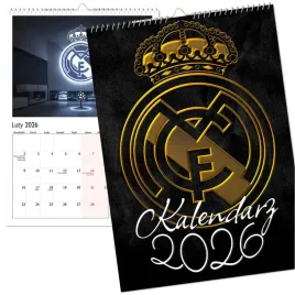 kalendarz-scienny-2026-wieloplanszowy-duzy-real-madryt-madrit-logo-pilka-a4
