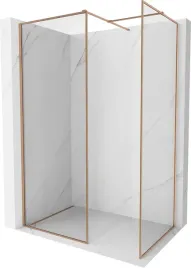 mexen-kioto-xf-scianka-prysznicowa-walk-in-ramka-90x90-miedz-szczotkowana
