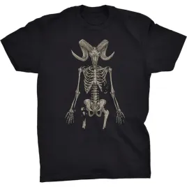 koziol-szkielet-koszulka-czaszka-black-metal-goth